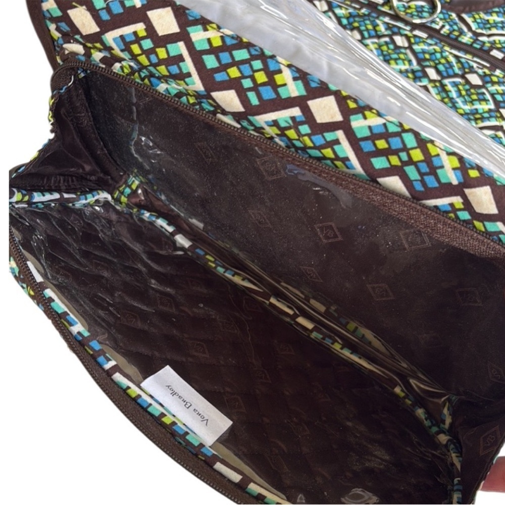 NWT Vera Bradley Hanging Organizer Rain Forest Pattern Jewelry MakeUp Travel Kit - Picture 9 of 11